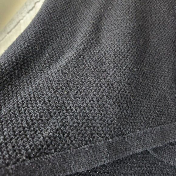 Madewell Black Feature Pullover Knit Crew Neck Sweater Women's Size Small - Picture 6 of 11